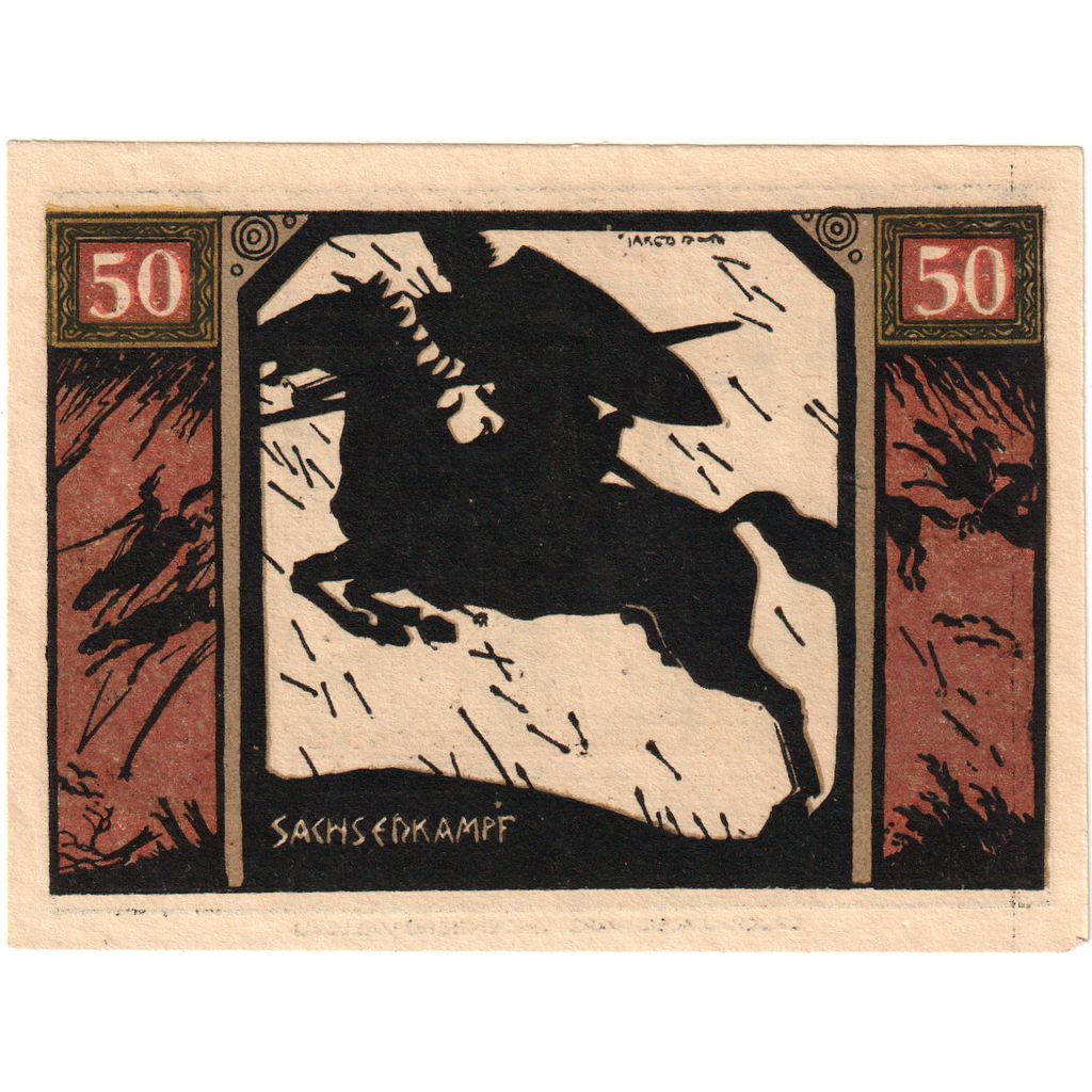 Allemagne, Xanten, 50 Pfennig, 1921-12-31, SPL