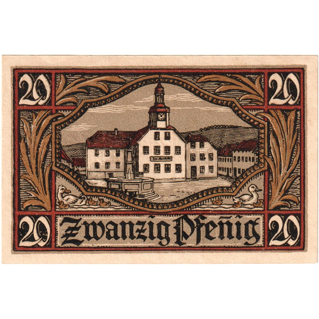 Germania, Remda, 20 Pfennig, 1921-07-01, SPL