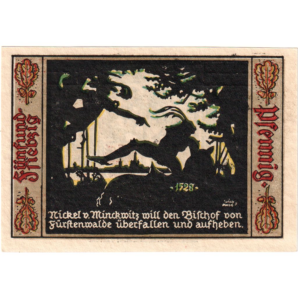 Duitsland, Fürstenwalde, 75 Pfennig, SPL
