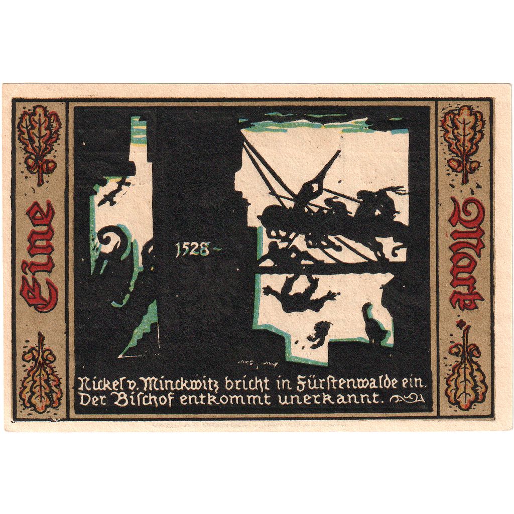 Allemagne, Fürstenwalde, 1 Mark, SPL