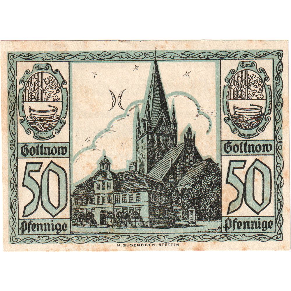 Duitsland, Gollnow, 50 Pfennig, 1921-01-01, SUP