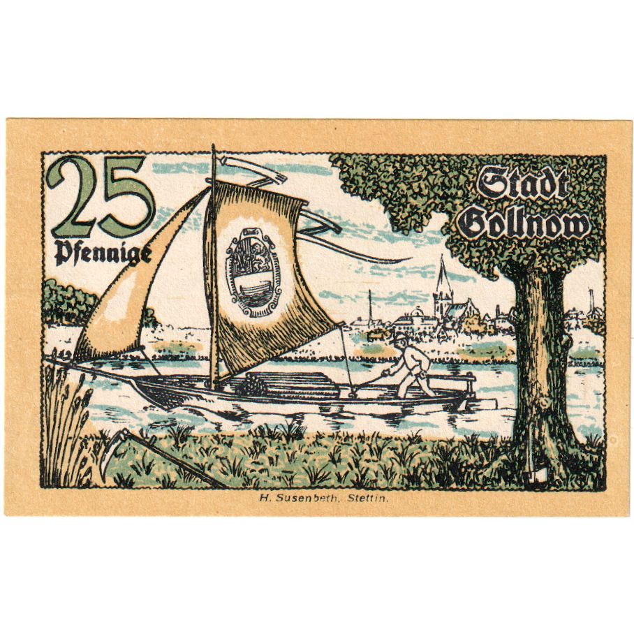 Duitsland, Gollnow, 25 Pfennig, 1921-01-31, SPL