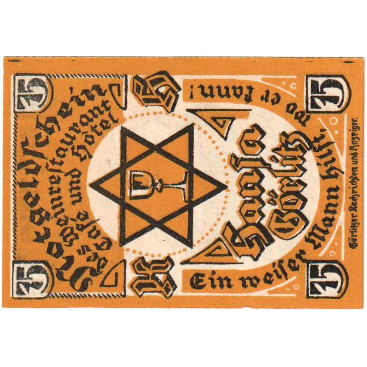 Allemagne, Gorlitz, 75 Pfennig, 1921-12-31, SPL