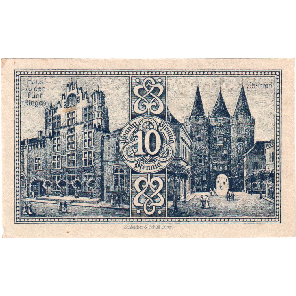 Allemagne, Goch, 10 Pfennig, 1921-01-01, SPL