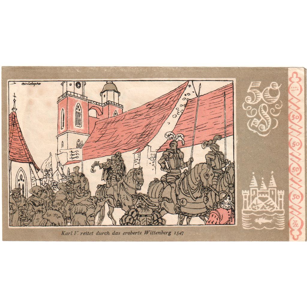 Allemagne, Wittenberg, 50 Pfennig, 1922-03-05, TTB+
