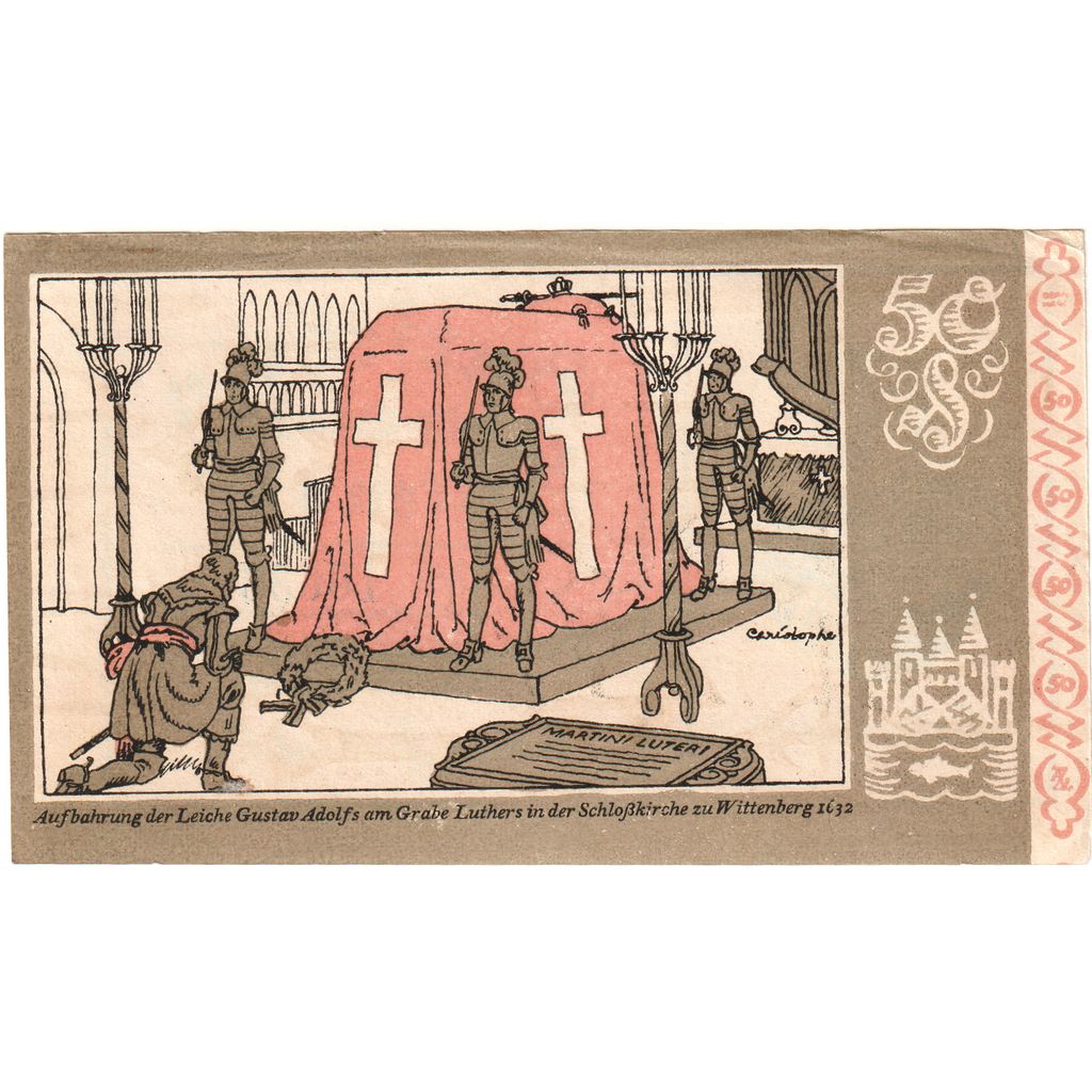 Allemagne, Wittenberg, 50 Pfennig, 1922-03-05, TTB