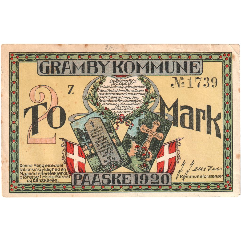 Allemagne, Gramby, 2 Mark, TTB
