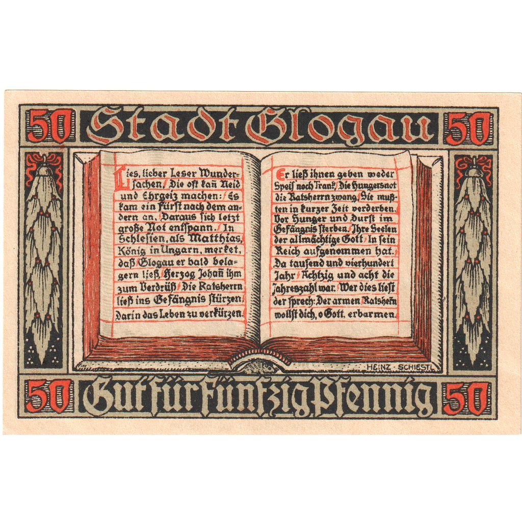Duitsland, Glogau, 50 Pfennig, 1920-12-01, SPL