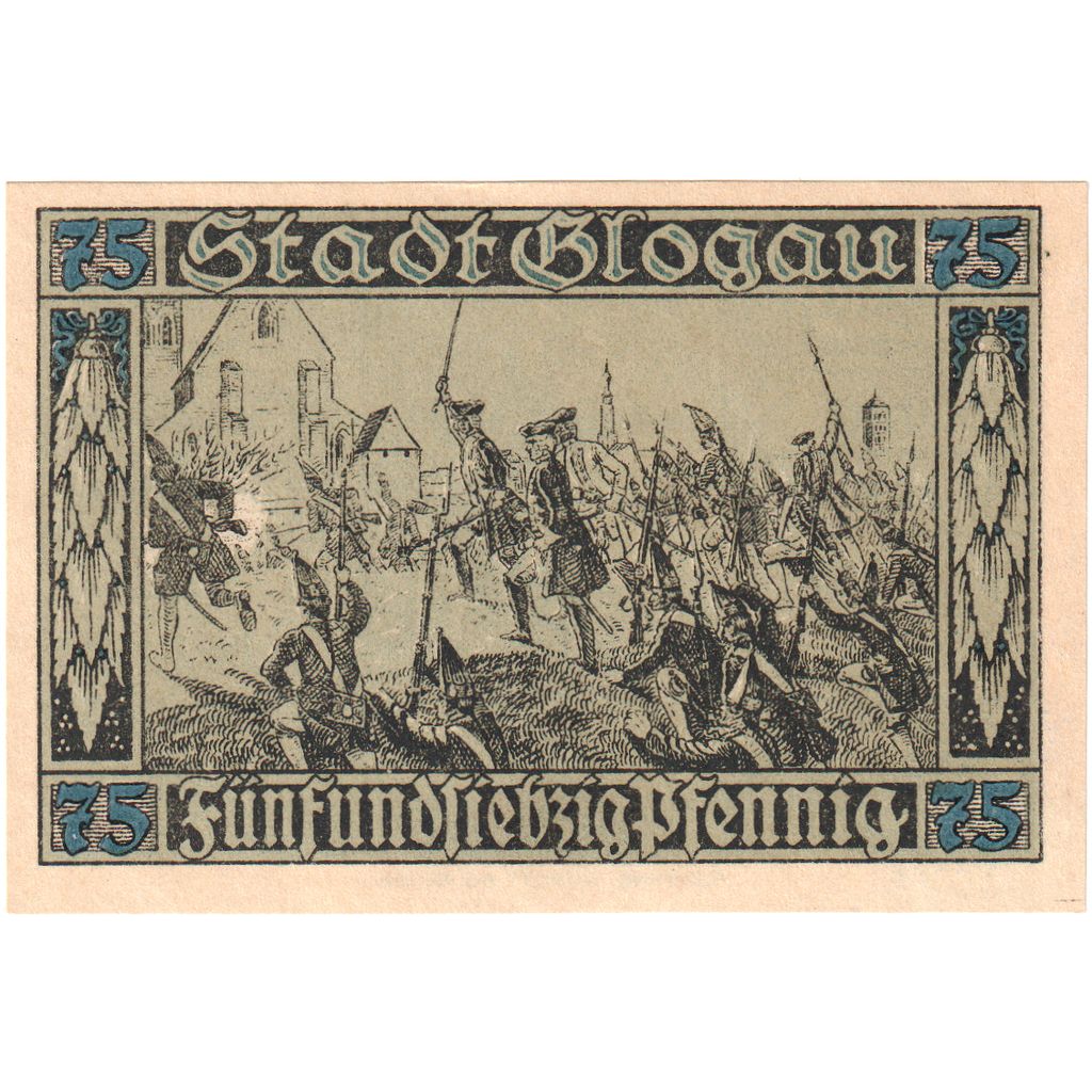 Allemagne, Glogau, 75 Pfennig, 1920-12-01, SPL