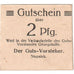 Allemagne, Vorsteher, 2 Pfennig, SUP