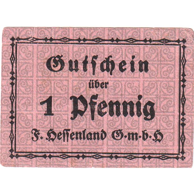 Niemcy, 1 Pfennig, AU(55-58)