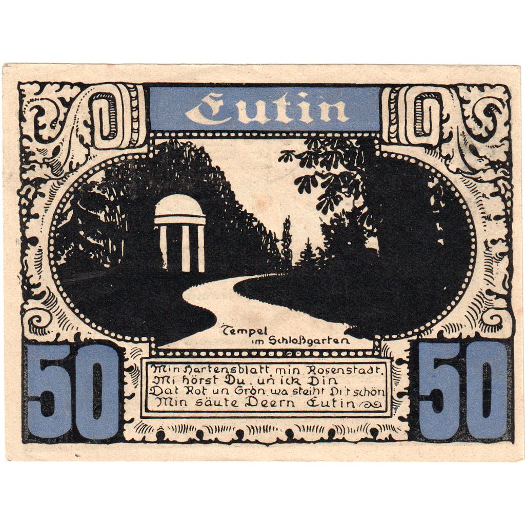 Deutschland, Plön, 50 Pfennig, VZ