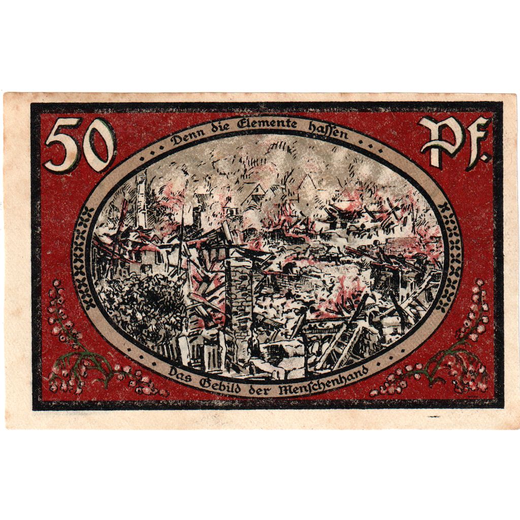 Deutschland, Wasungen, 50 Pfennig, 1921-10-01, VZ