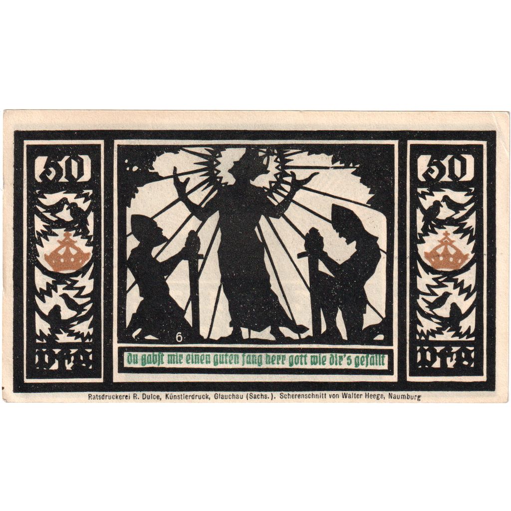 Allemagne, Quedlinburg, 50 Pfennig, SUP