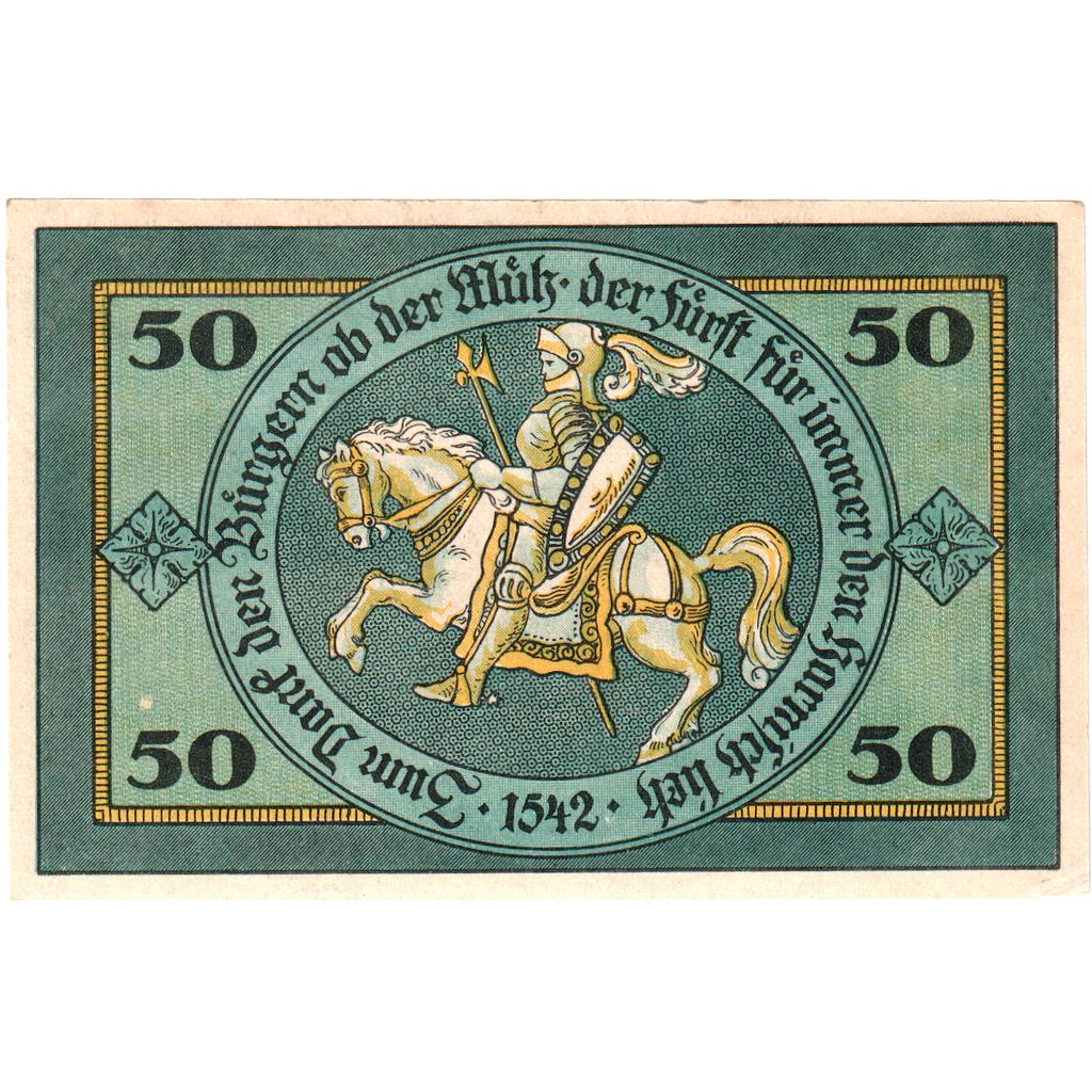 Germania, Torgau, 50 Pfennig, 1921-02-10, SPL