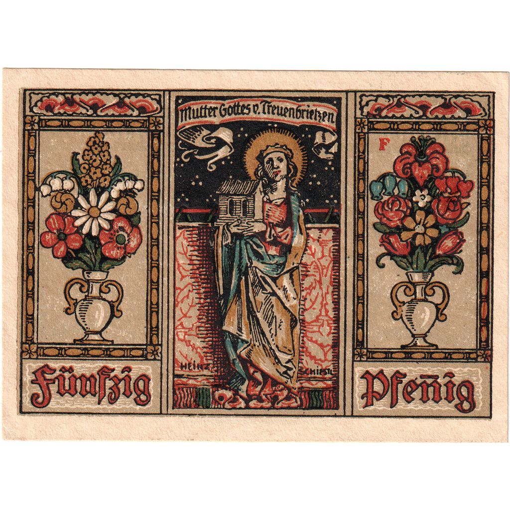 Germania, Treuenbrietzen, 50 Pfennig, SPL