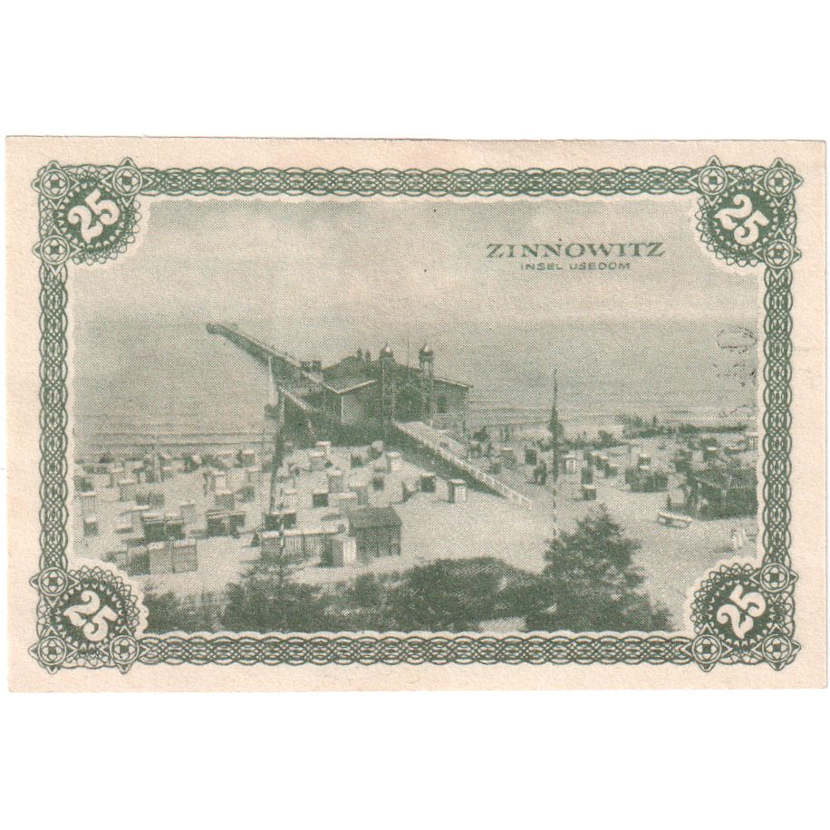 Germania, Zinnowitz, 25 Pfennig, 1921-06-01, SPL