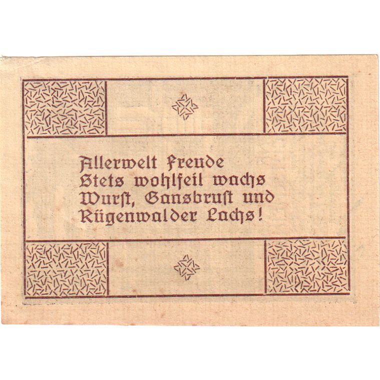 Germania, Rugenwalde, 5 Pfennig, 1920-10-01, SPL