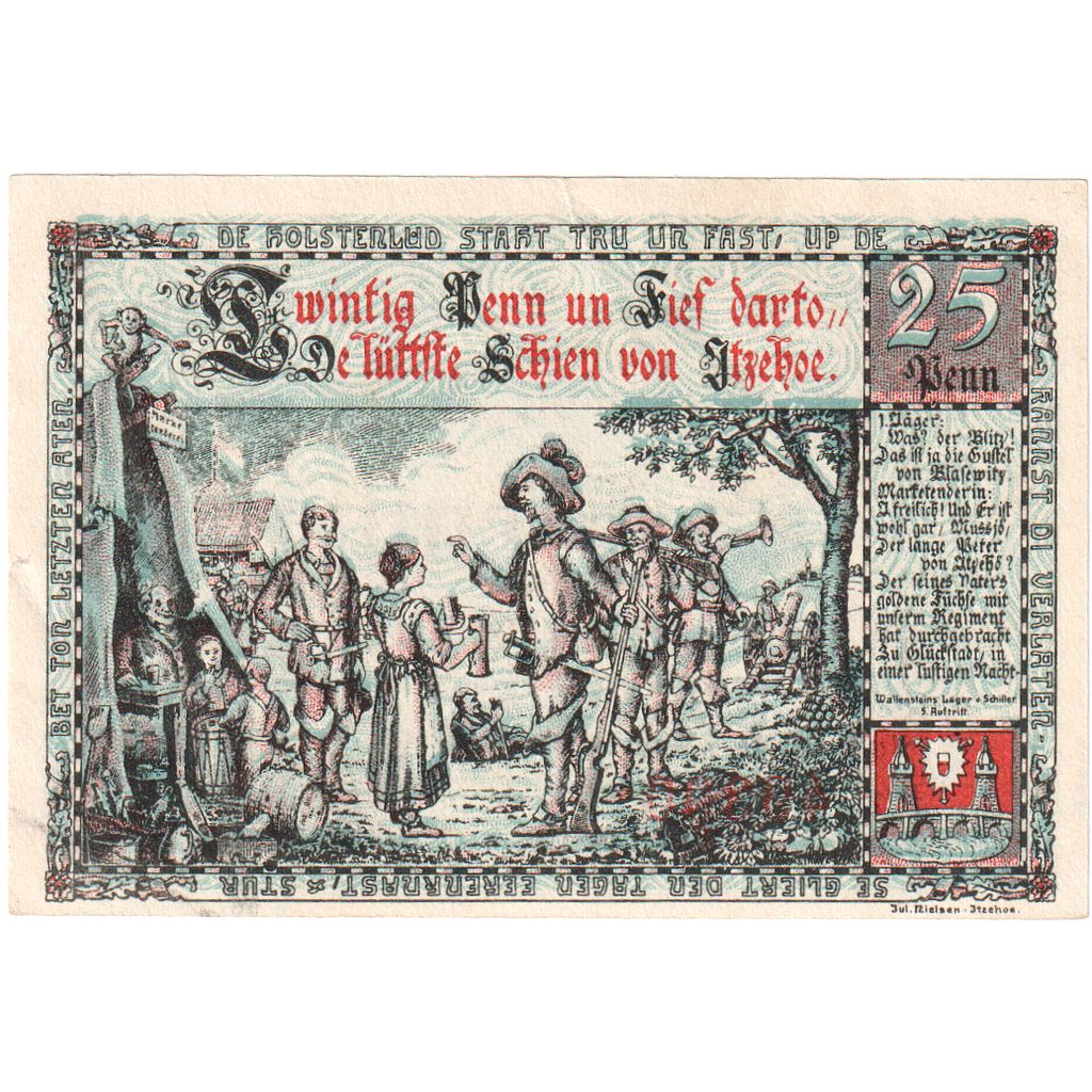 Alemania, Itzehoe, 25 Pfennig, 1920-08-02, SC
