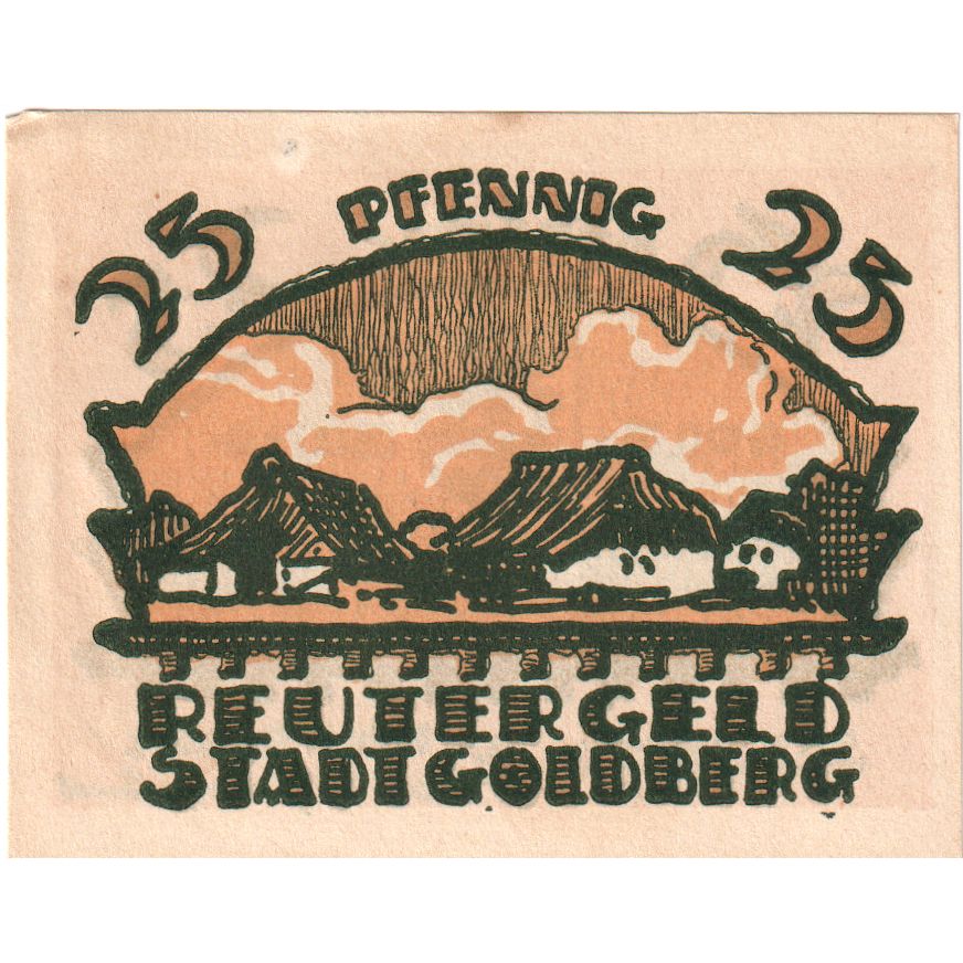 Germania, Goldberg, 25 Pfennig, 1922-05-31, BB