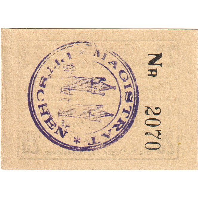 Germania, Pitschen, 25 Pfennig, 1920-06-11, SPL
