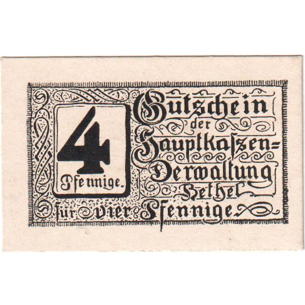 Germania, Bethel, 4 Pfennig, SPL