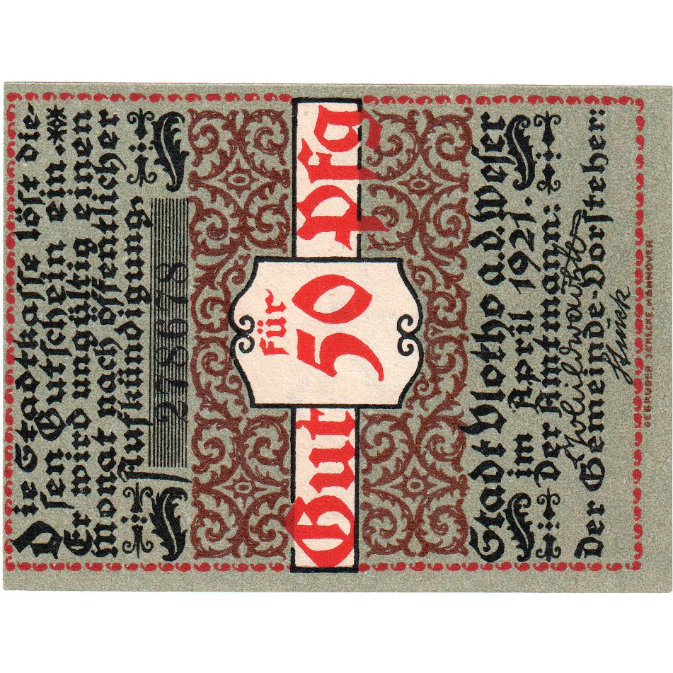 Germania, Vlotho, 50 Pfennig, SPL