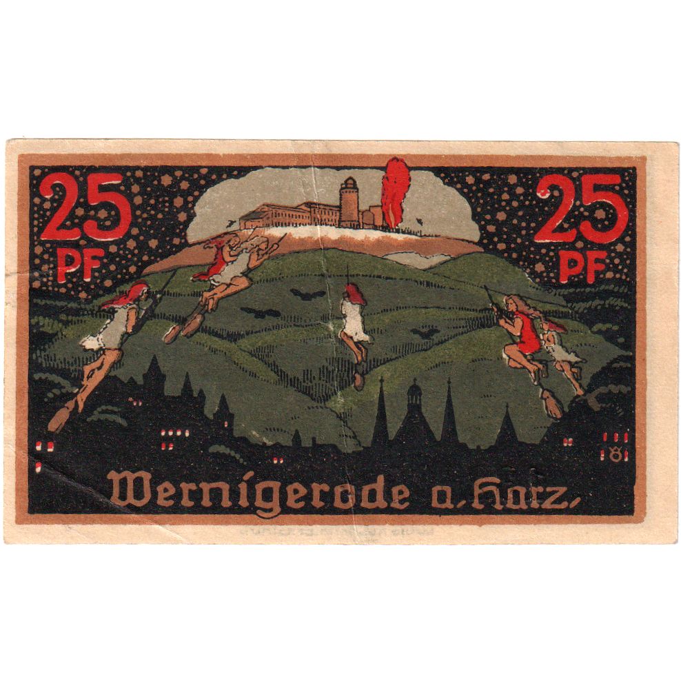 Germania, Wernigerode, 25 Pfennig, 1920-12-20, SPL