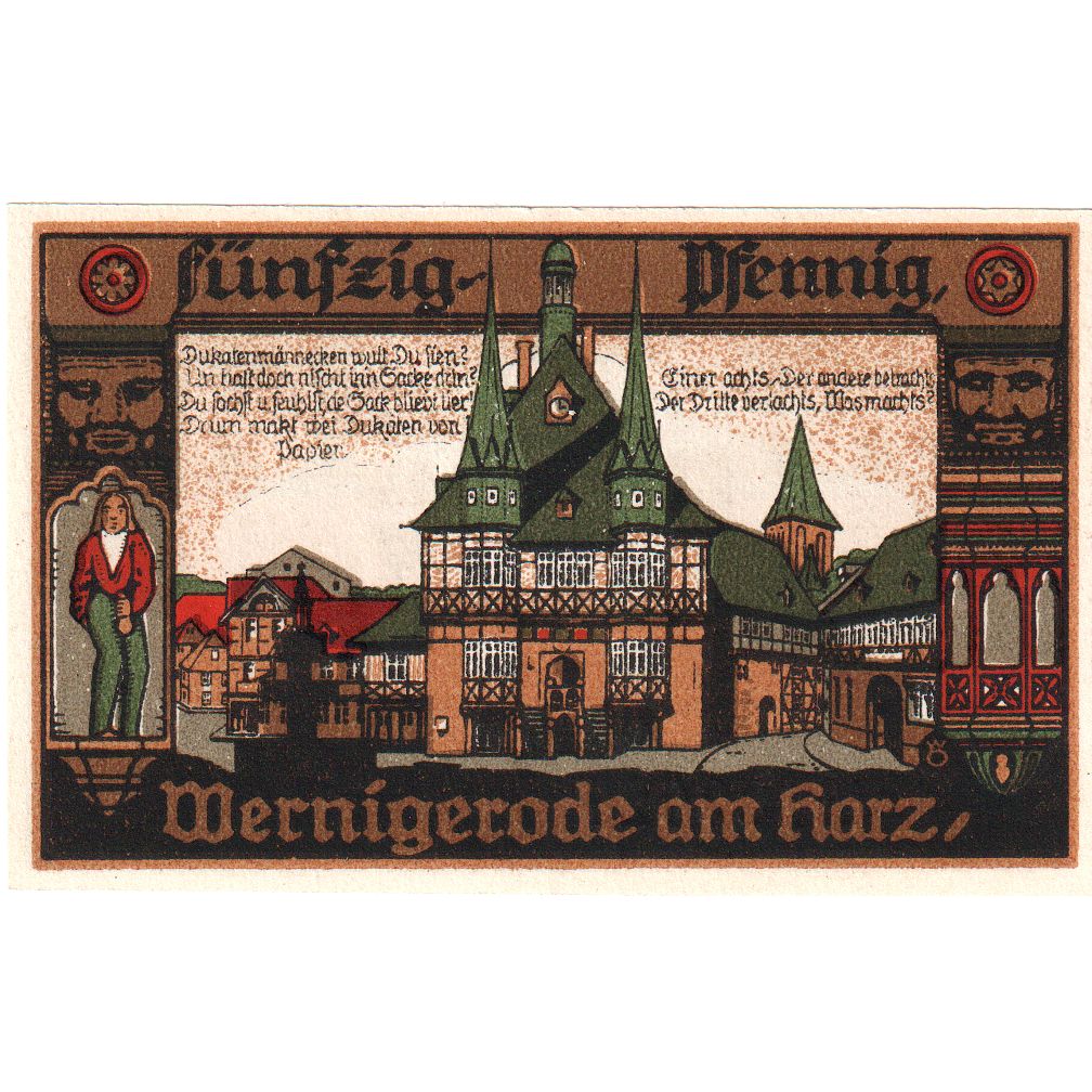 Germania, Wernigerode, 50 Pfennig, 1920-12-20, SPL