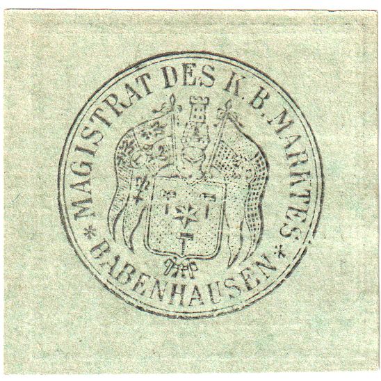 Deutschland, Babenhausen, 50 Pfennig, UNZ-