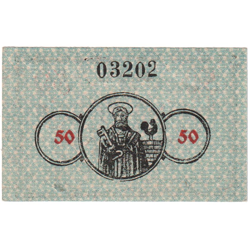 Germania, Reinerz, 50 Pfennig, 1919-12-30, SPL