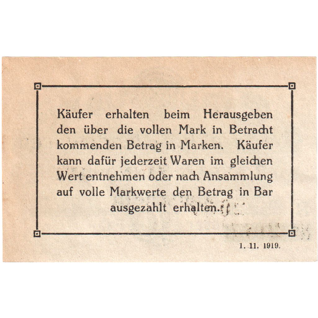 Alemania, Lassan, 50 Pfennig, EBC