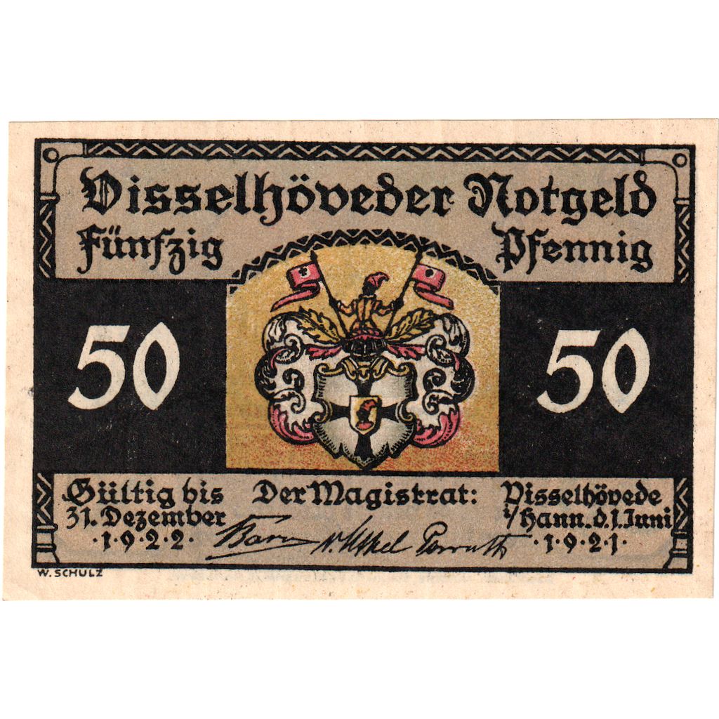Germania, Visselhövede, 50 Pfennig, 1921-06-31, SPL
