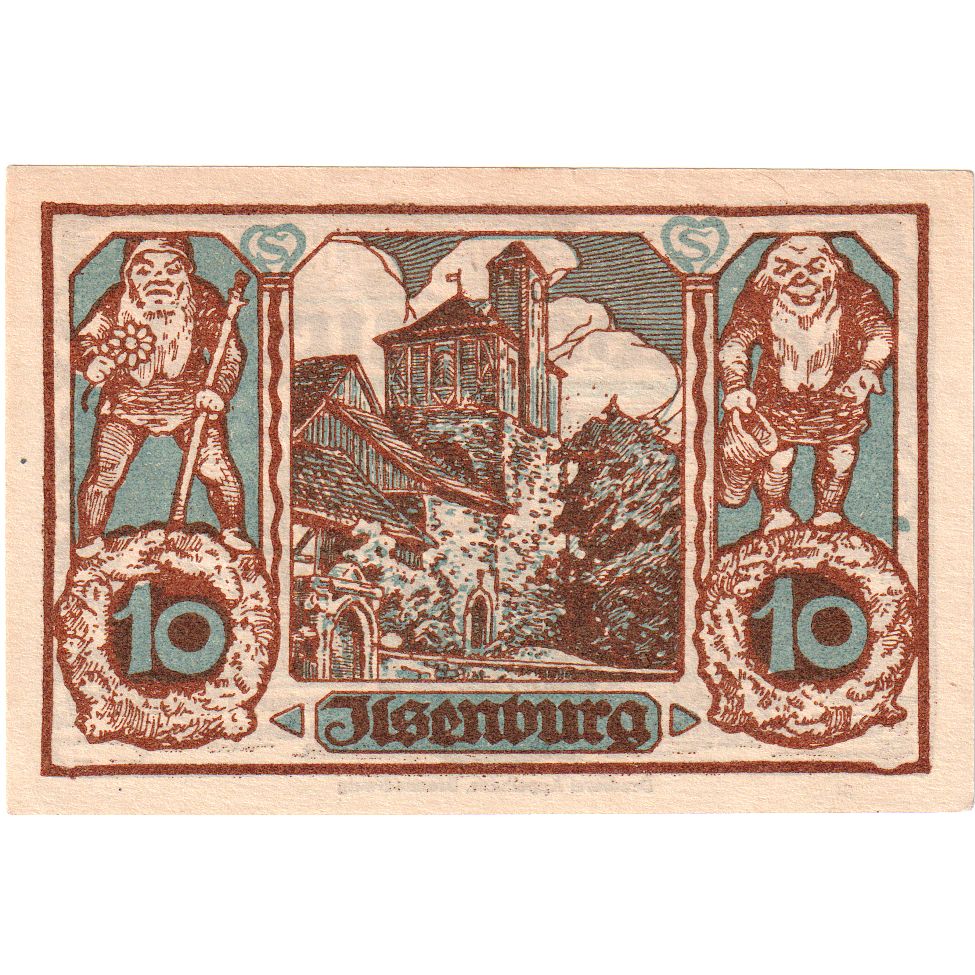 Germania, Ilsenburg, 10 Pfennig, 1921-06-01, SPL
