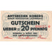 Alemania, Koberg, 20 Pfennig, 1921-03-03, SC