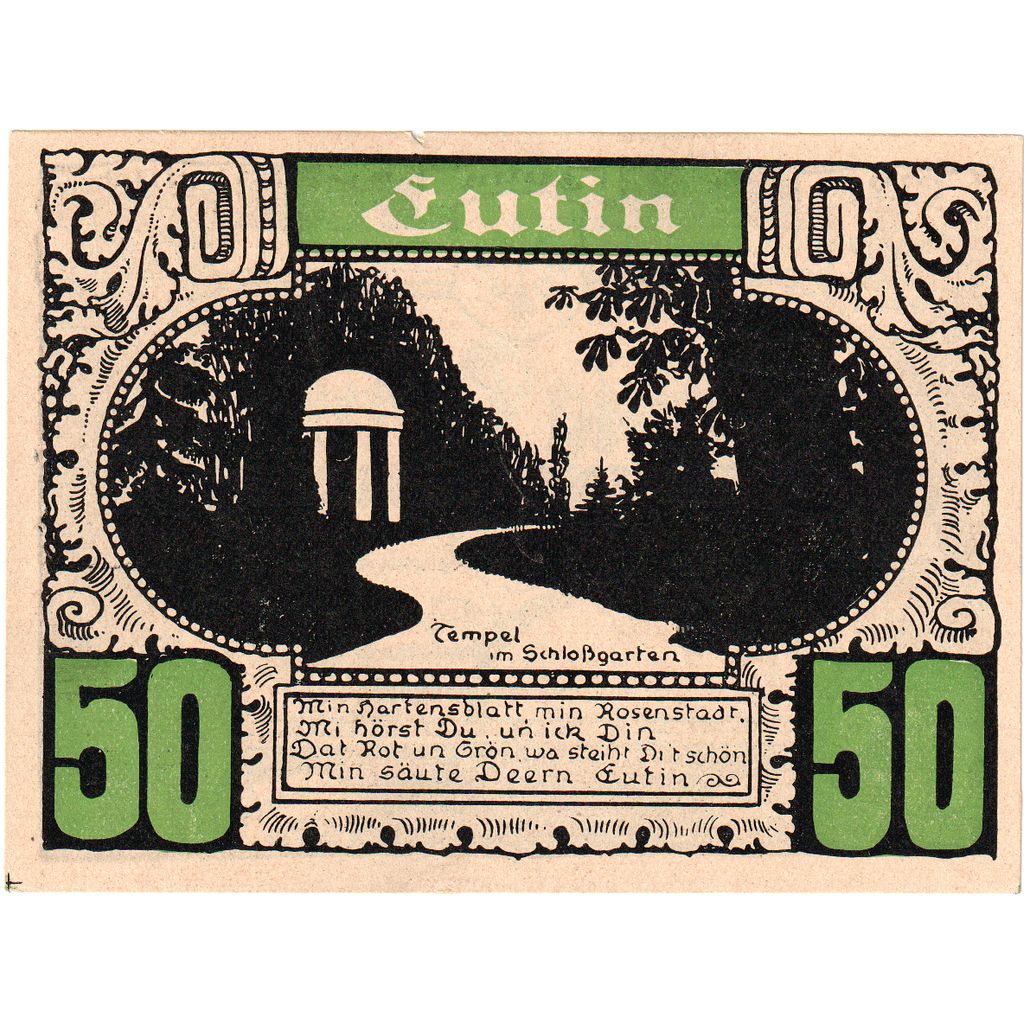 Germania, Plön, 50 Pfennig, SPL