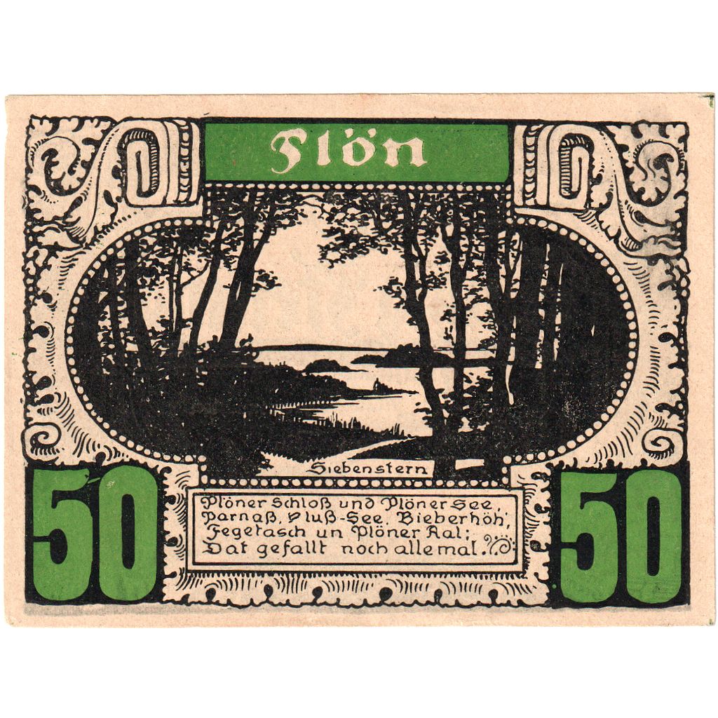Duitsland, Plön, 50 Pfennig, SPL