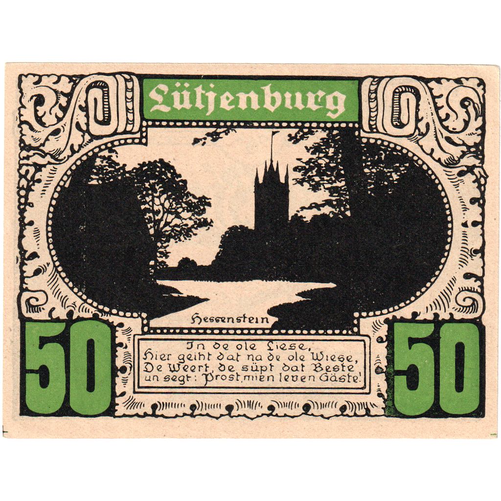 Duitsland, Plön, 50 Pfennig, SPL