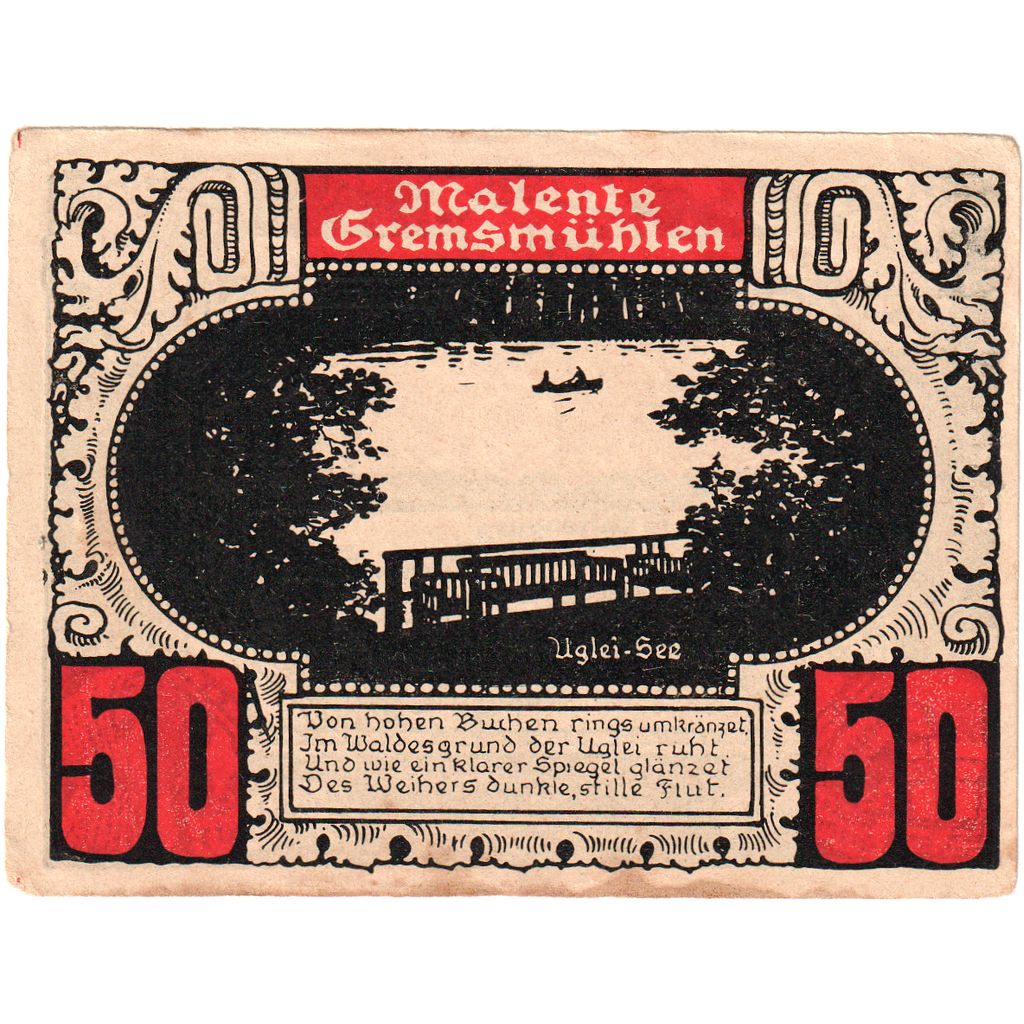 Duitsland, Plön, 50 Pfennig, TTB