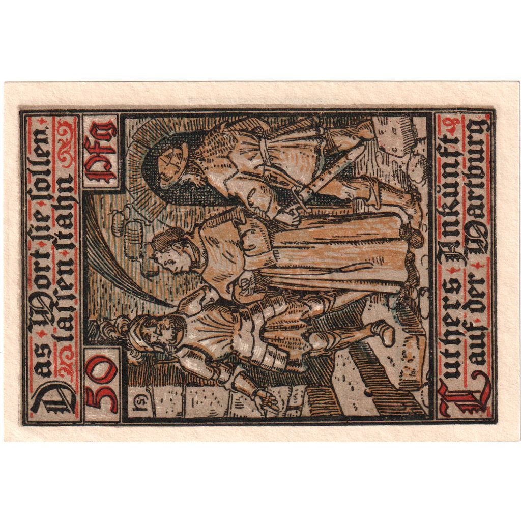 Deutschland, Eisenach, 50 Pfennig, 1921-05-31, UNZ-