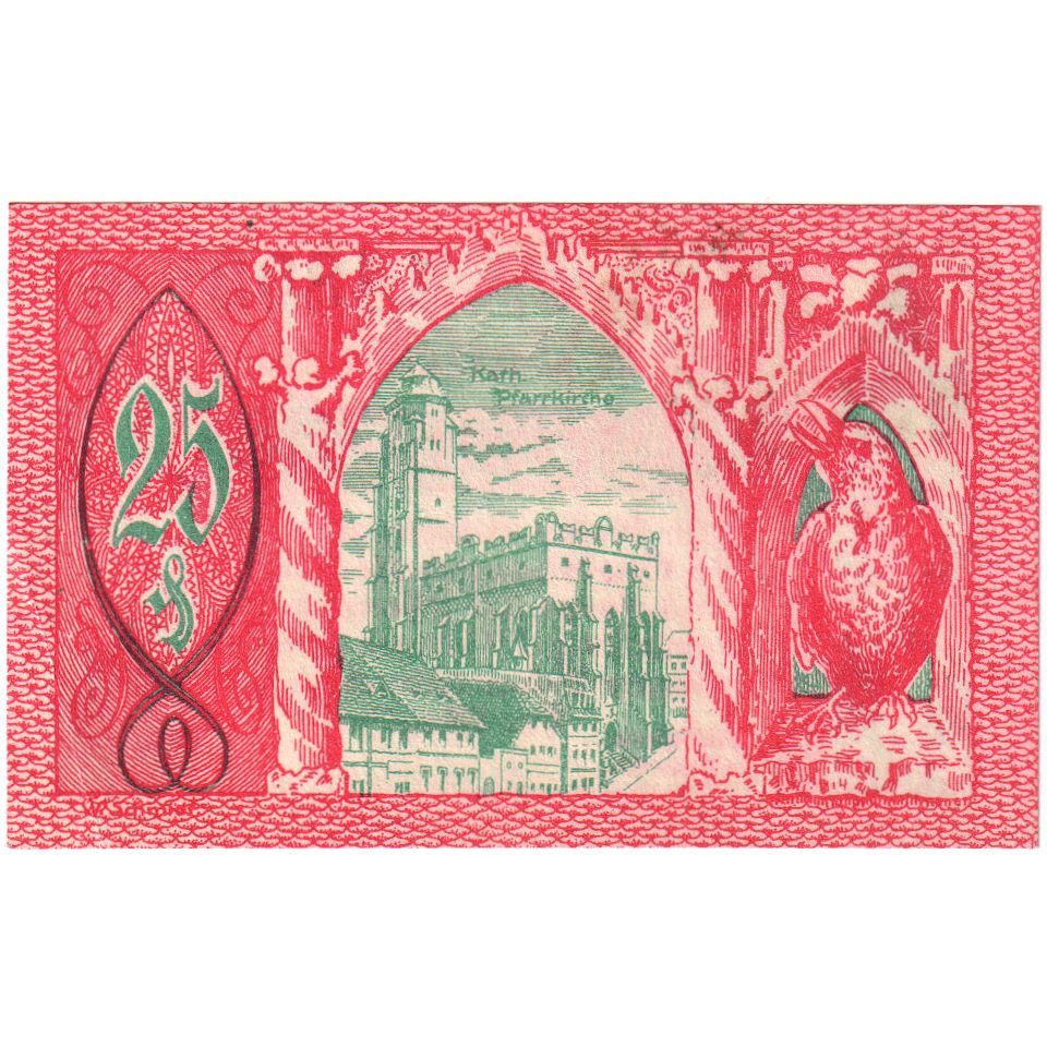 Duitsland, Patschkau, 25 Pfennig, SPL