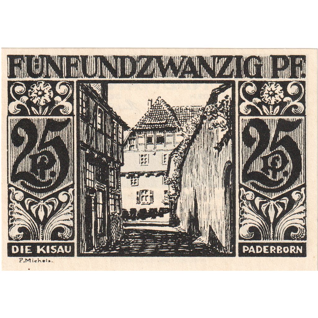Germania, Paderborn, 25 Pfennig, 1921-11-10, SPL