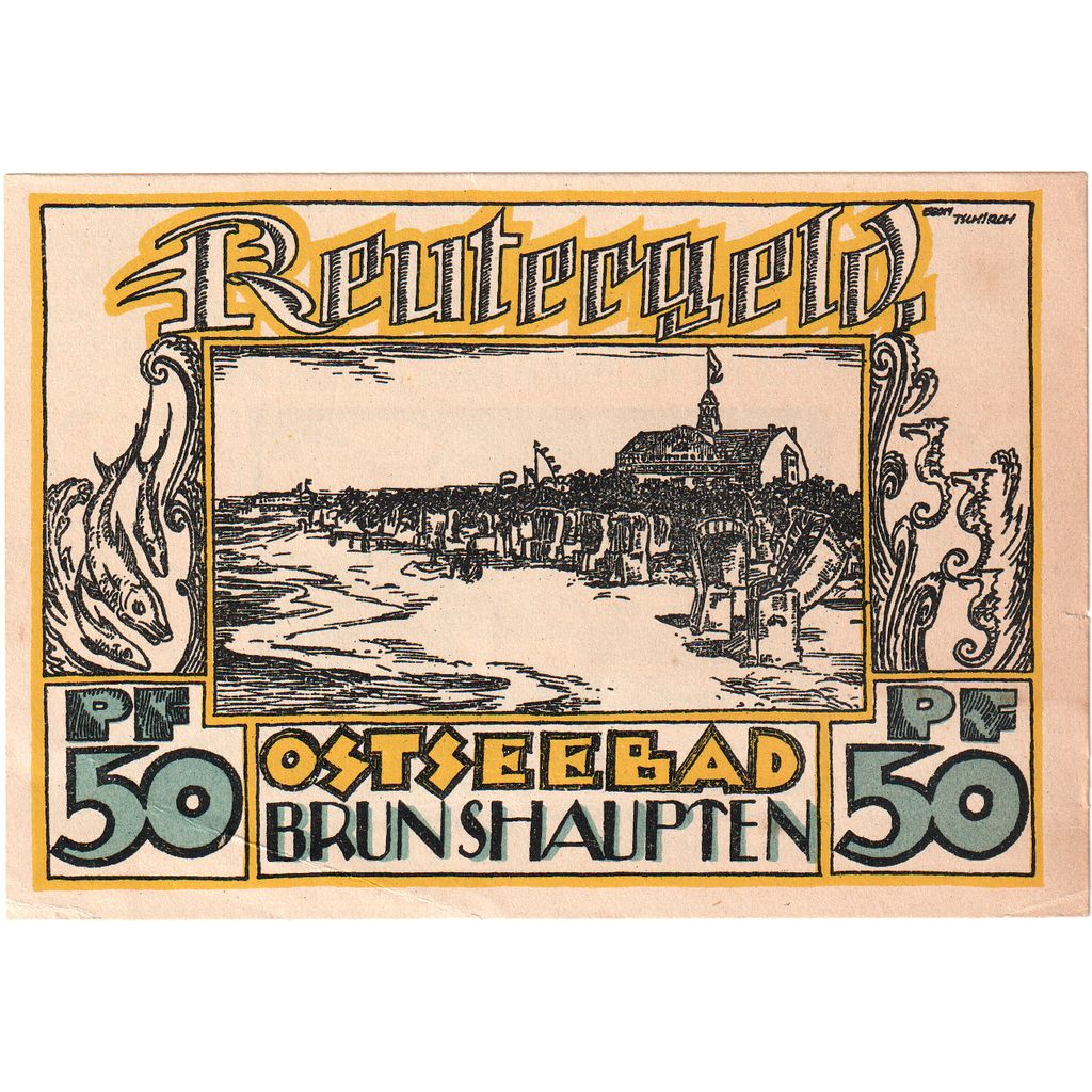 Germania, Brunshaupten, 50 Pfennig, 1922-05-31, SPL