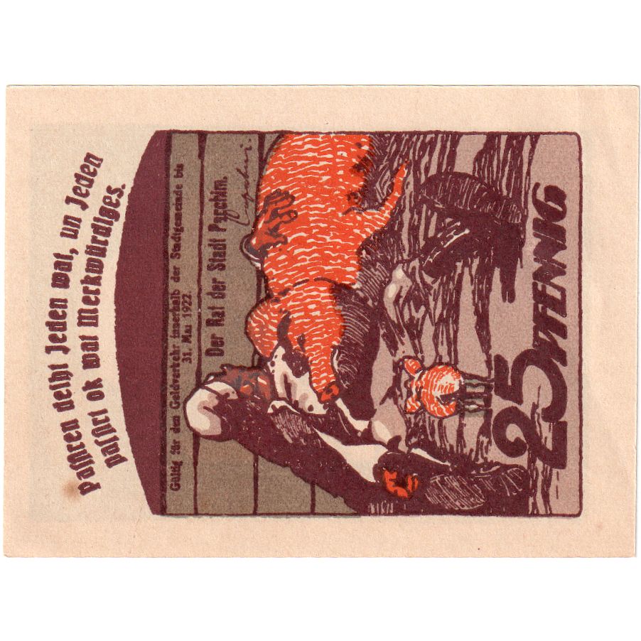 Germania, Strelitz, 25 Pfennig, 1922-05-31, SPL