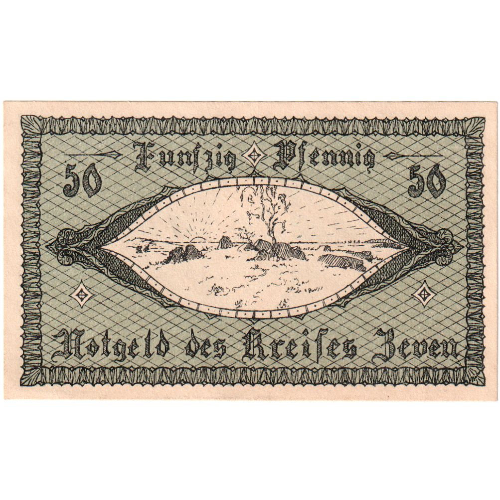 Germania, Zeven, 50 Pfennig, SPL