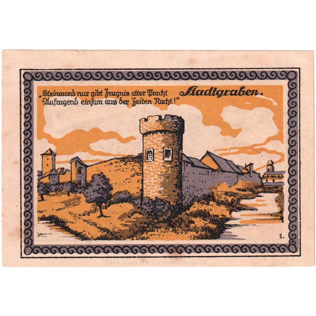 Germania, Zons am Rhein, 50 Pfennig, 1921-10-01, BB