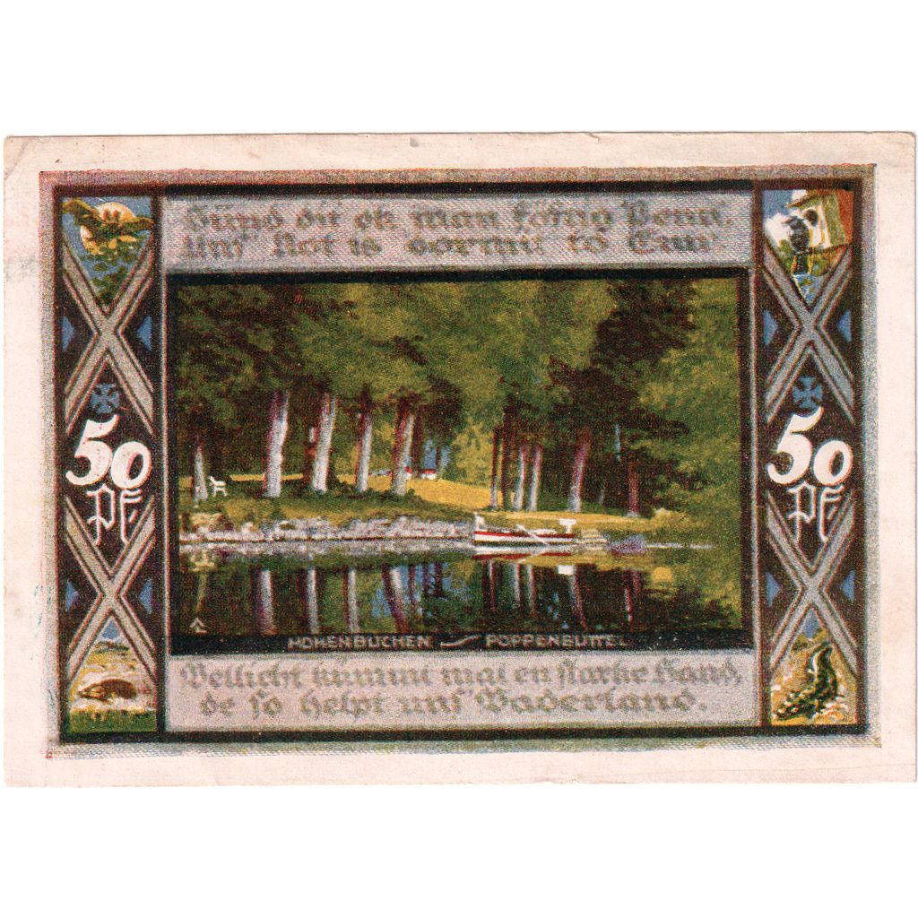 Germania, Poppenbüttel, 50 Pfennig, 1921-12-31, SPL