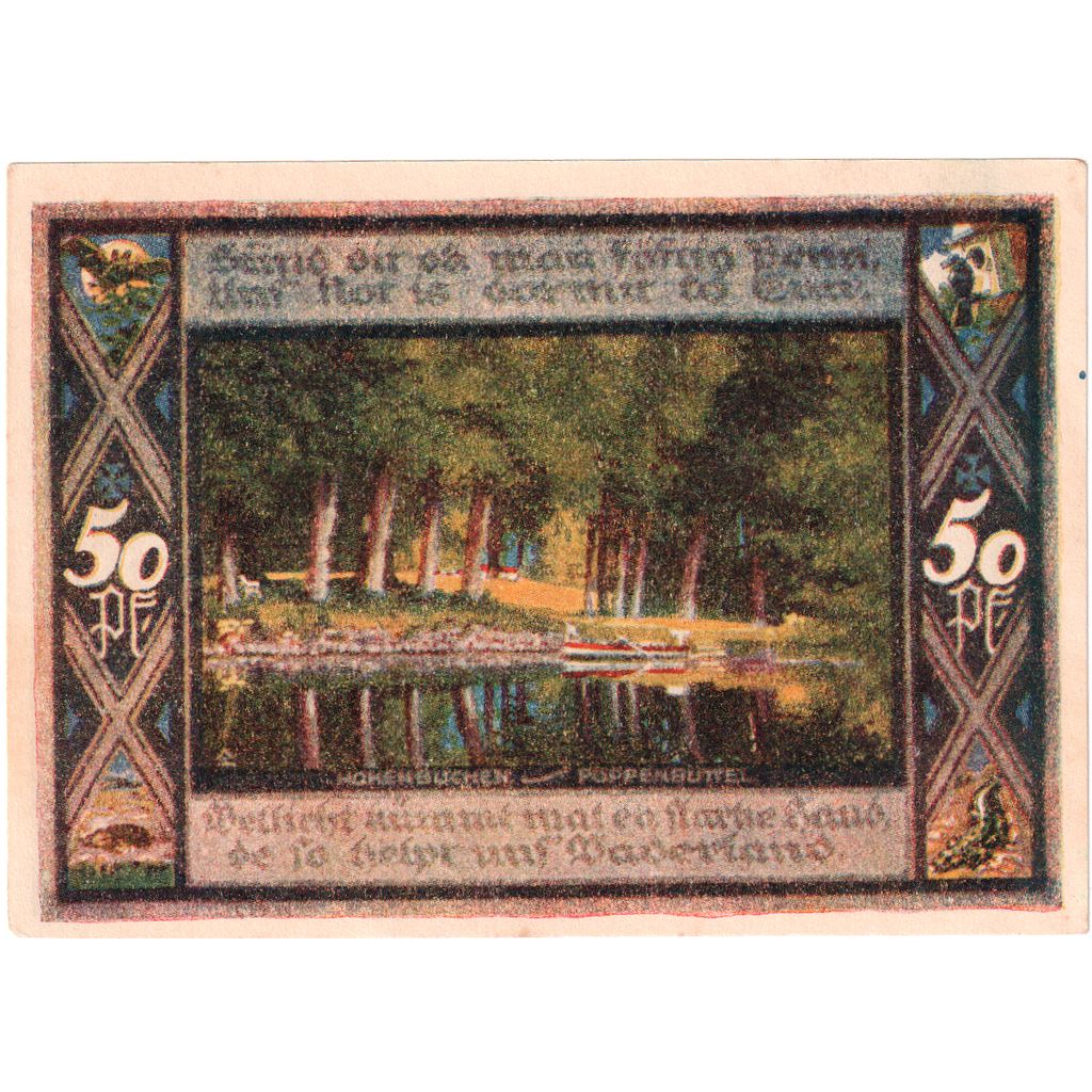 Germania, Poppenbüttel, 50 Pfennig, 1921-12-31, SPL