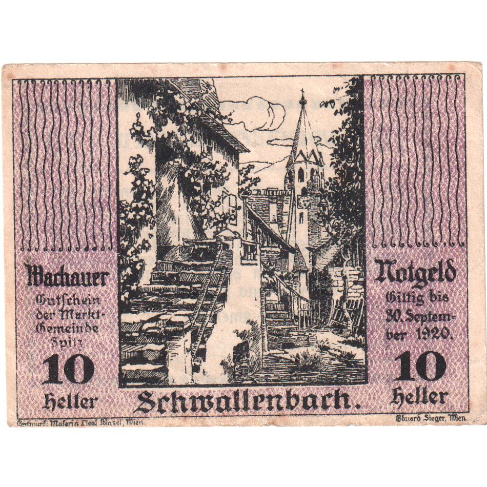 Austria, Schwallenbach, 10 Heller, 1920-09-30, MBC