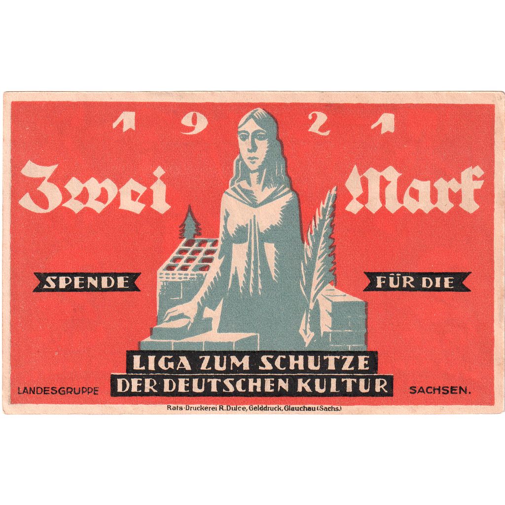 Germania, Glauchau, 2 Mark, SPL